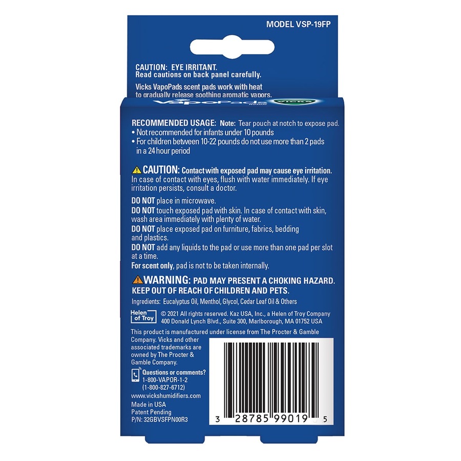 Vicks VapoPads Refills 12 Pack