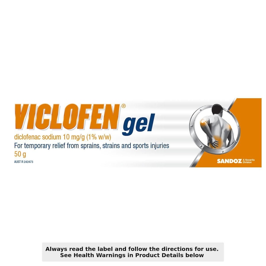 Viclofen Gel 1% Diclofenac sodium - 50g