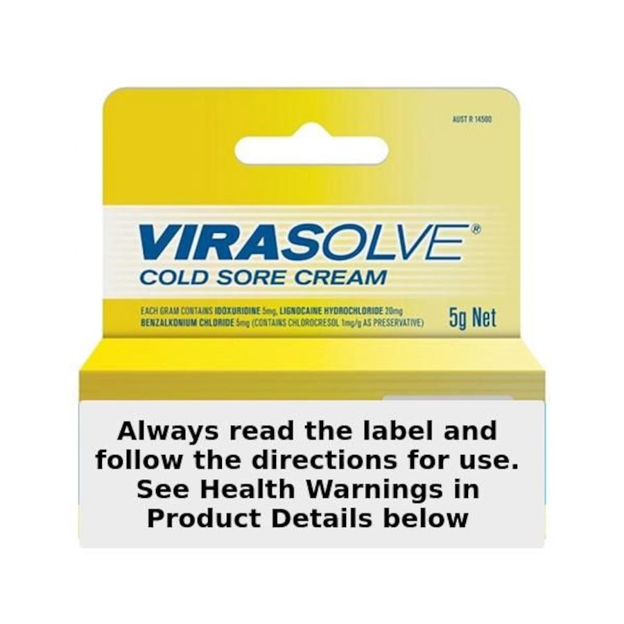 Virasolve Cold Sore Cream 5g