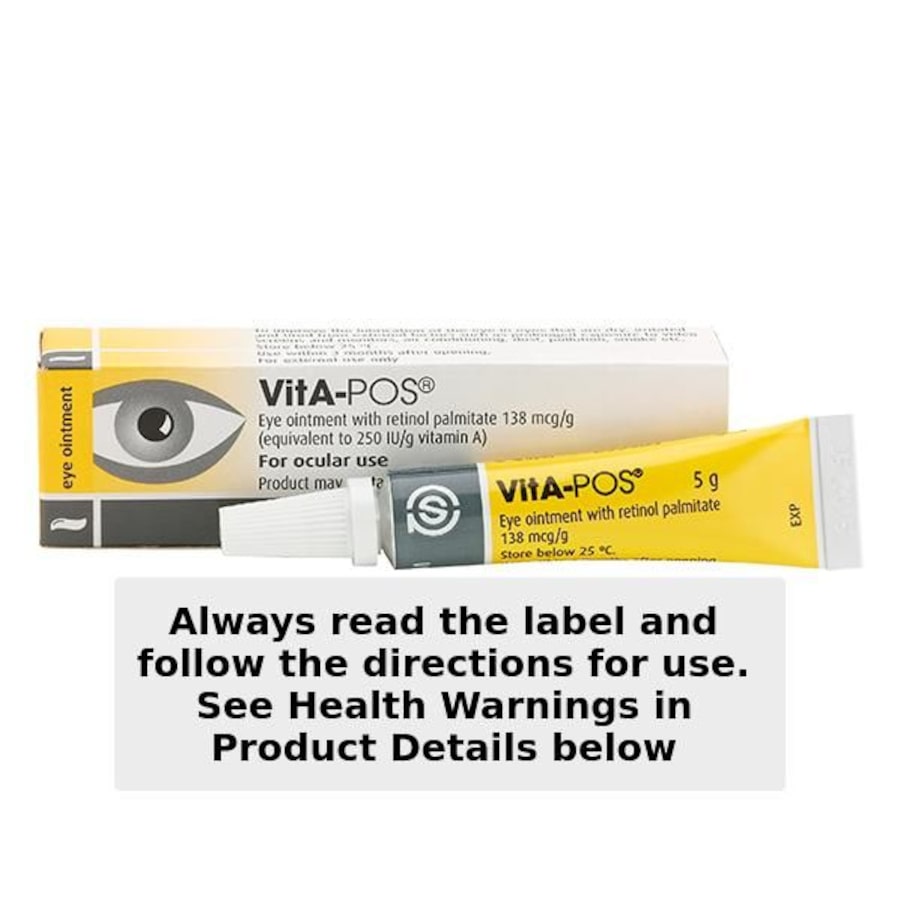 VitA-Pos Eye Ointment Vitamin A 5g