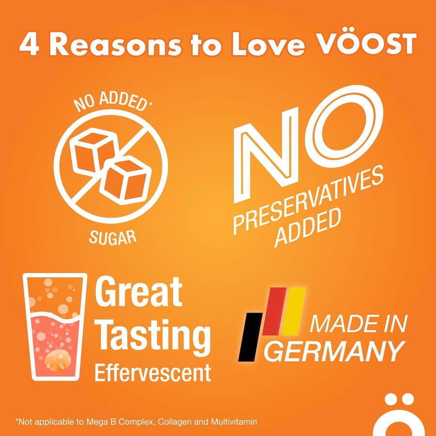 Voost Effervescent Vitamin C 1000mg Tablets 40 Pack