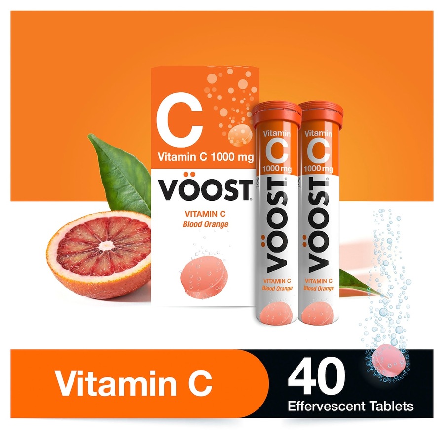 Voost Effervescent Vitamin C 1000mg Tablets 40 Pack