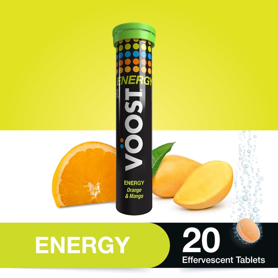 Voost Energy Multivitamin + Guarana 20 Effervescent Tablets