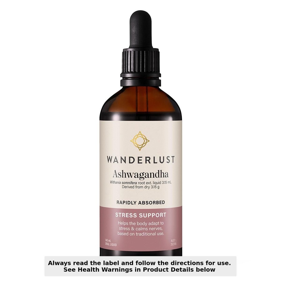 Wanderlust Ashwagandha Drops 140ml