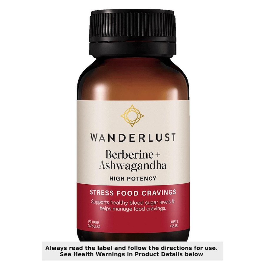 Wanderlust Berberine + Ashwagandha 120 Capsules