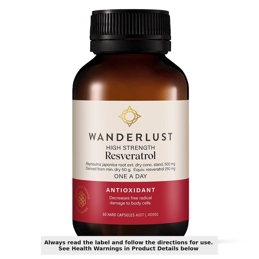 Wanderlust Resveratrol 60 Capsules