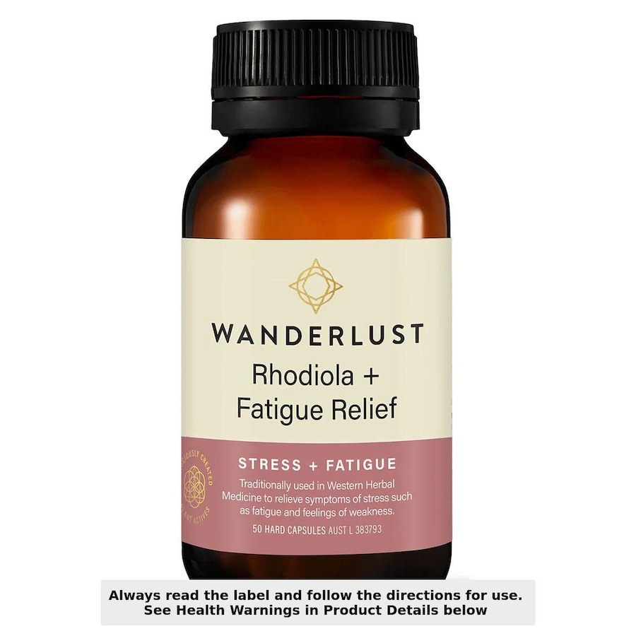 Wanderlust Rhodiola + Fatigue Relief 50 Capsules