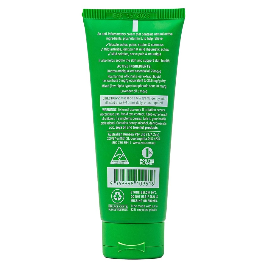 Zea Relief Kunzea Pain Relief Cream 50g