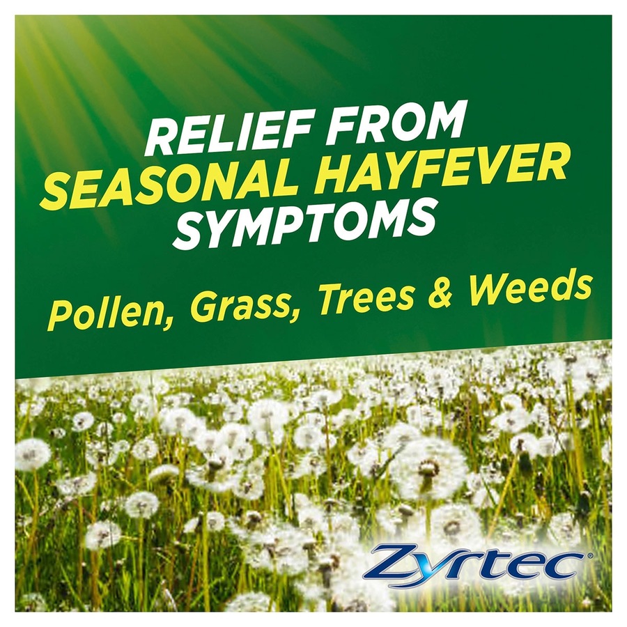 Zyrtec Rapid Acting Hayfever Allergy Relief Antihistamine Liquid Capsules 5 Pack