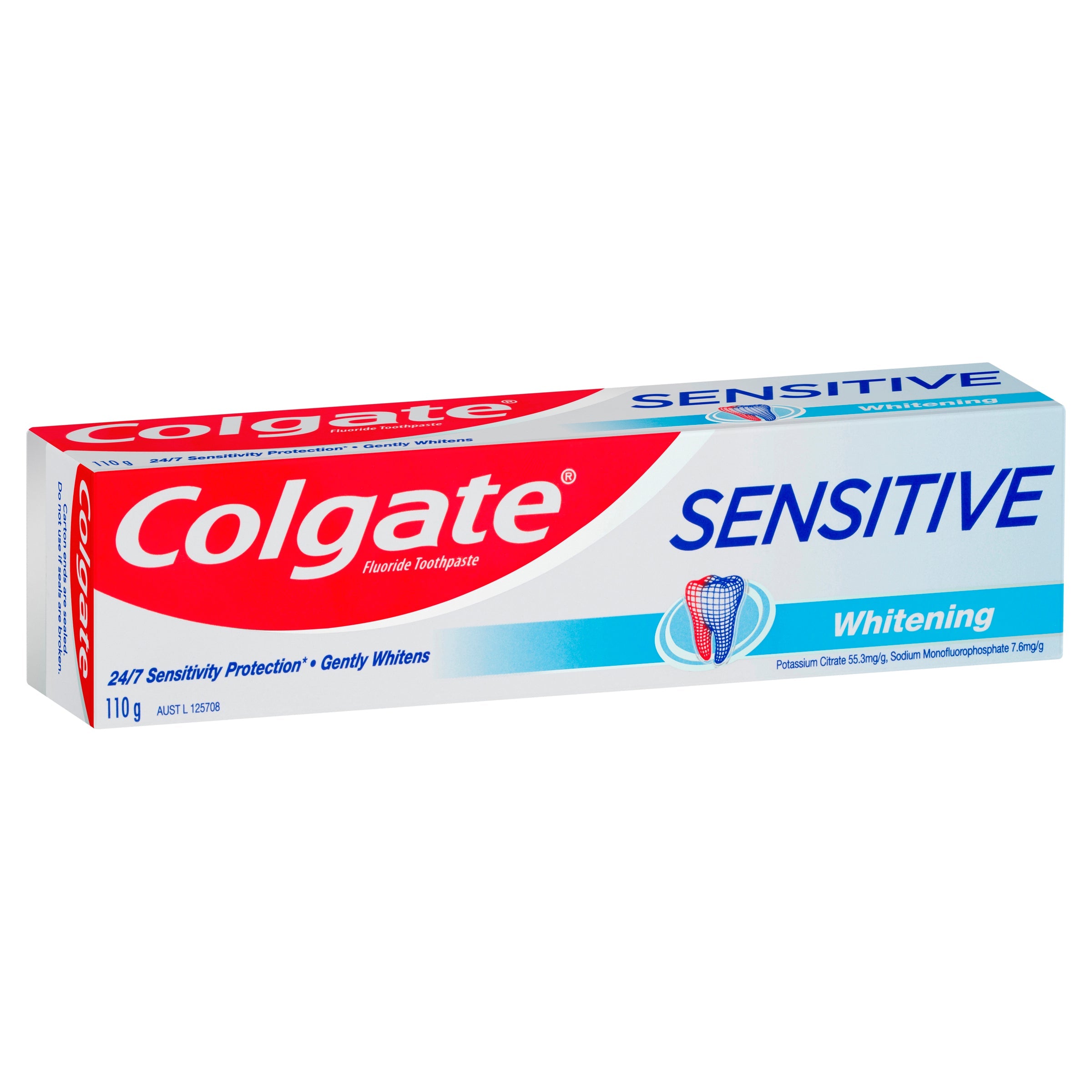 Buy Colgate Sensitive Teeth Pain Whitening Fluoride Toothpaste 110g ...