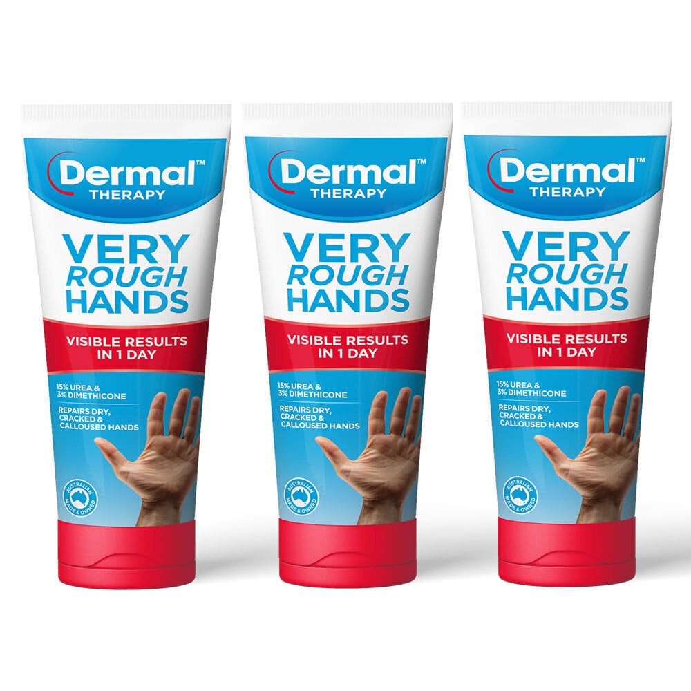 Buy DERMAL THERAPY ROUGH HAND CRM 100G 3PACK - MyDeal Australia