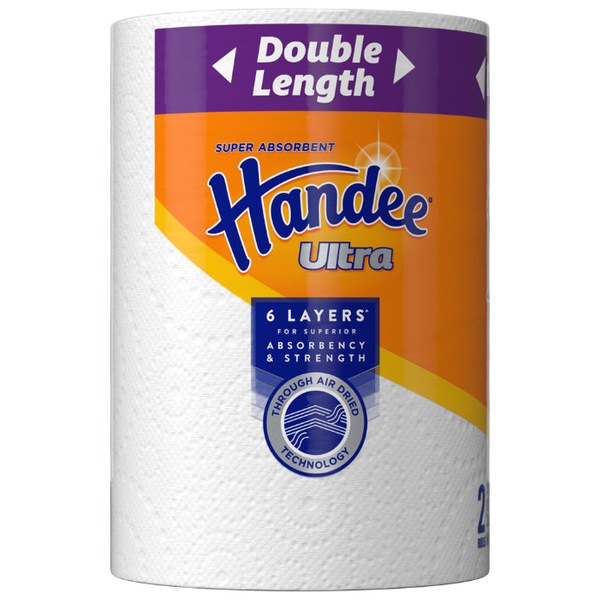 Buy Handee Ultra Double Length Paper Towels 2 Pack - MyDeal Australia