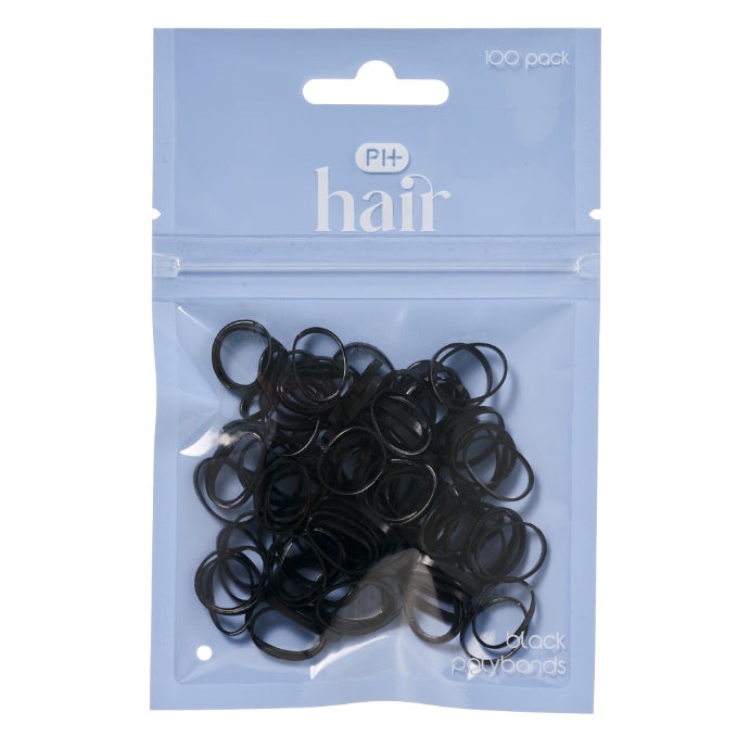 Buy Pharmacy Health Polybands Black 100 Pack - MyDeal Australia