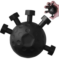 FOHOA 2025 Upgraded Finger Grip Strengthener Hand Exercise Ball - Black