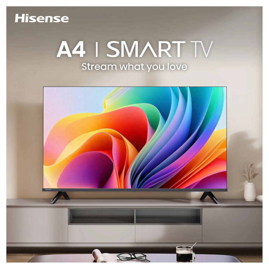 Hisense 32A4SAU 32 Inch Black A4S HD Smart QLED Television