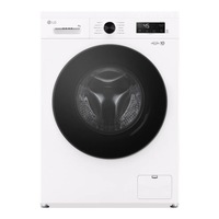 LG WV11208W 8 KG Front Load Washer With Steam 4 Star Water & Energy Rating