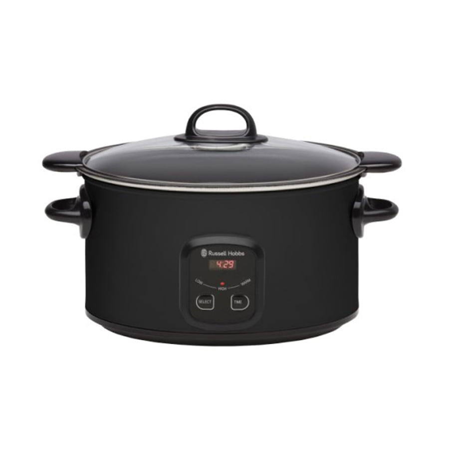 Russell Hobbs RHSC650BLK 6L Matte Black Searing Slow Cooker