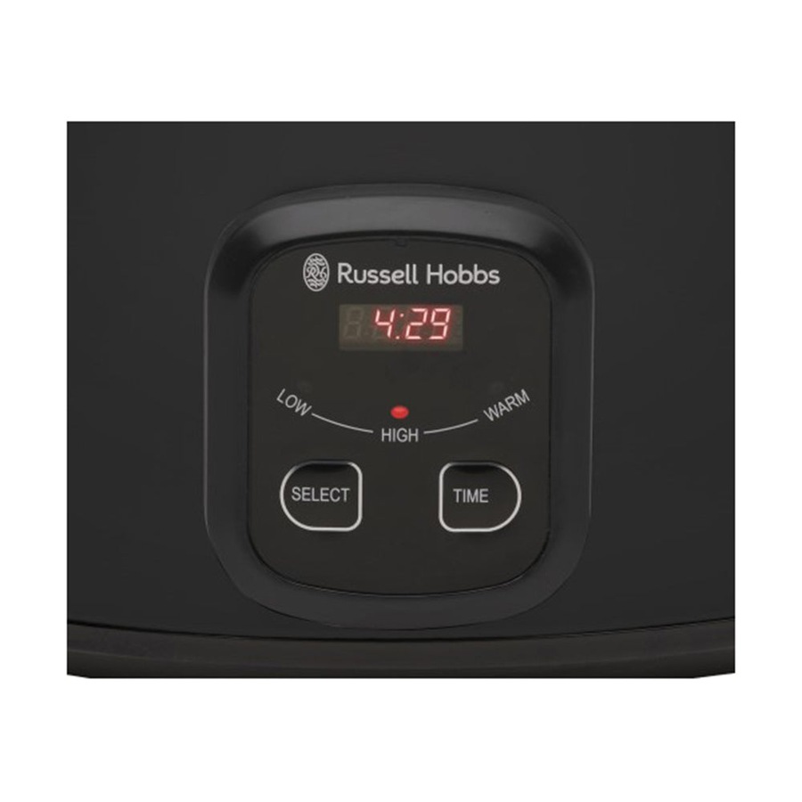 Russell Hobbs RHSC650BLK 6L Matte Black Searing Slow Cooker