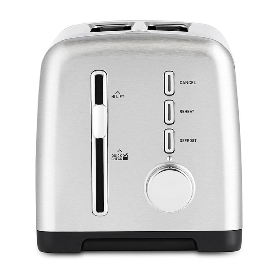 Sunbeam TAM1002SS Long Slot 2 Slice Stainless Toaster