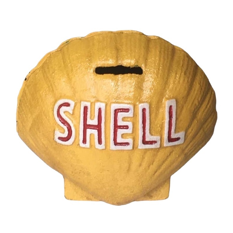 Buy Shell Clam Money Bank - Cast Iron - MyDeal Australia