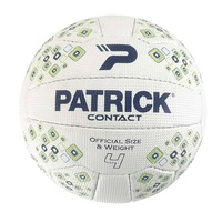 Patrick Netball Contact Navy / Lime / Aqua - Size 4