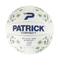 Patrick Netball Contact Navy / Lime / Aqua - Size 5