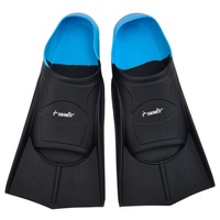 Swimfit Silicone Training Fins Black / Aqua Large (Us 7-9)
