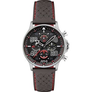 Avi-8 Chronograph AV-4093-0A Black Dial Grey Leather Unisex Watch