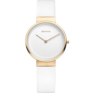 Bering 14531-634 White Leather Womens Watch