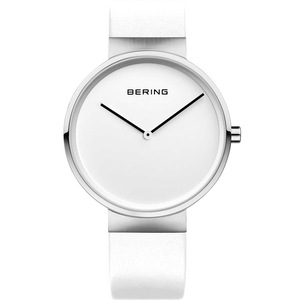 Bering 14539-604 White Leather Unisex Watch