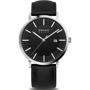 Bering 15439-402 Black Leather Unisex Watch