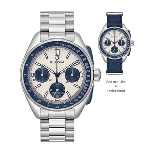 Bulova Chronograph 98K112 Silver Stainless Steel Unisex Watch