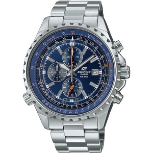 Casio Edifice Chronograph EF-527D-2AVUEF Blue Dial Grey Stainless Steel Mens Watch