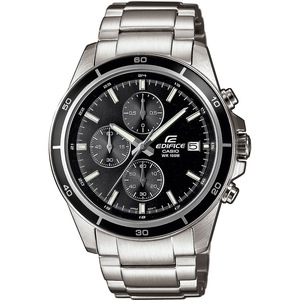 Casio Edifice Chronograph EFR-526D-1AVUEF Black Dial Grey Stainless Steel Mens Watch