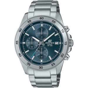 Casio Edifice Chronograph EFR-526D-2AVUEF Blue Dial Grey Stainless Steel Mens Watch