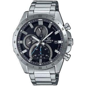 Casio Edifice Chronograph EFR-571D-1AVUEF Black Dial Grey Stainless Steel Mens Watch