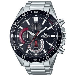 Casio Edifice Chronograph EFV-620D-1A4VUEF Black Dial Grey Stainless Steel Mens Watch
