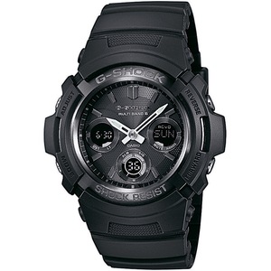 Casio G-Shock Chronograph AWG-M100B-1AER Black Resin Mens Watch