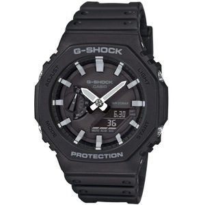 Casio G-Shock Chronograph GA-2100-1AER Black Resin Mens Watch