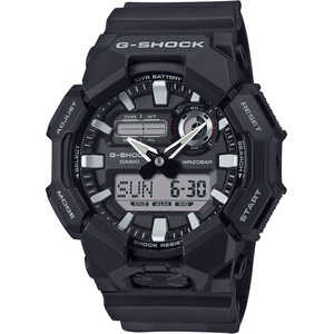 Casio New Rugged Basic Digital 10-Year Battery GA-010-1AER Black Plastic Unisex Watch