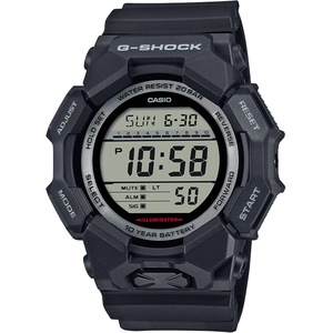 Casio New Rugged Basic Digital 10-Year Battery GD-010-1ER Black Plastic Unisex Watch