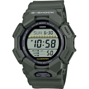 Casio New Rugged Basic Digital 10-Year Battery GD-010-3ER Black Dial Plastic Unisex Watch