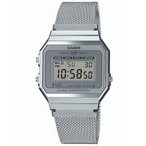 Casio Retro Vintage Chronograph A700WEM-7AEF Grey Stainless Steel Unisex Watch