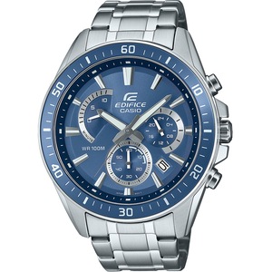 Casio Retrograde Chronograph Xl Blue Avio EFR-552D-2AVUEF Blue Dial Silver Stainless Steel Unisex Watch