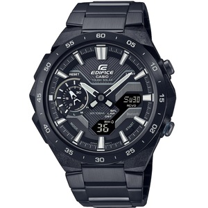 Casio Windflow F1 Inspired Chronograph Tough Solar Bluetooth® ECB-2200DC-1AEF Grey Dial Black Stainless Steel Unisex Watch