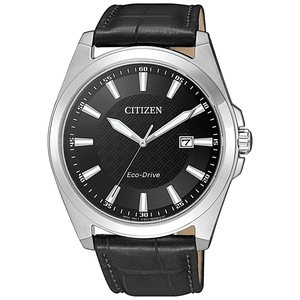 Citizen BM7108-14E Black Leather Unisex Watch