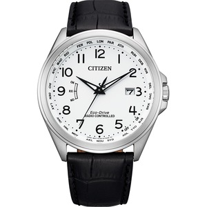 Citizen CB0250-17A White Dial Black Leather Unisex Watch