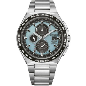 Citizen Chronograph AT8238-84M Silver Titanium Unisex Watch