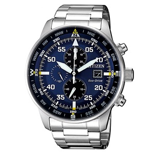 Citizen Chronograph CA0690-88L Blue Dial Silver Stainless Steel Unisex Watch