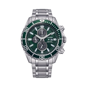 Citizen Chronograph CA0820-50X Green Dial Silver Stainless Steel Unisex Watch